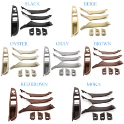 LHD High Quality Car Inner Passenger Door Panel Handle Pull Trim Cover For BMW F10 F11 F18 520 523 525 528 51417225865