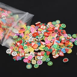 1000-3000pcs Mix Fruit Soft Clay Slime Animal Flower Slice Resin Filler for Nail Art Epoxy Mold DIY Craft Making Wholesale