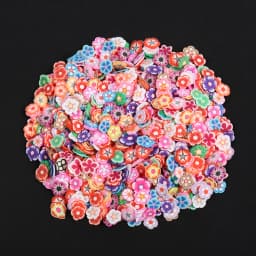 1000-3000pcs Mix Fruit Soft Clay Slime Animal Flower Slice Resin Filler for Nail Art Epoxy Mold DIY Craft Making Wholesale