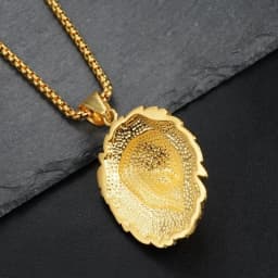 New Style Animal Long Hair Lion Head Pendant Necklace for Men Fashion Sliding Animal Hanging Necklace Neck Chains Accessories