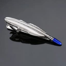 31 high quality aircraft tie clip brand new fashion laser metal machine gun tie clip pin men's Tie Wedding Shirt badge gift