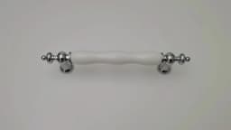 European Silver Golden Ceramic Furniture Handle Wardrobe Cabinet Closet Door Knob Dressing Table and Drawer Pulls Hardware