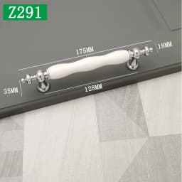 European Silver Golden Ceramic Furniture Handle Wardrobe Cabinet Closet Door Knob Dressing Table and Drawer Pulls Hardware