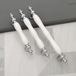 European Silver Golden Ceramic Furniture Handle Wardrobe Cabinet Closet Door Knob Dressing Table and Drawer Pulls Hardware
