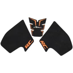 Fits For 390RC RC390 RC 390 Motorcycle Stickers Orange Rubber Tank Pad Protection Decals Side Knee Traction Non-Slip Protector