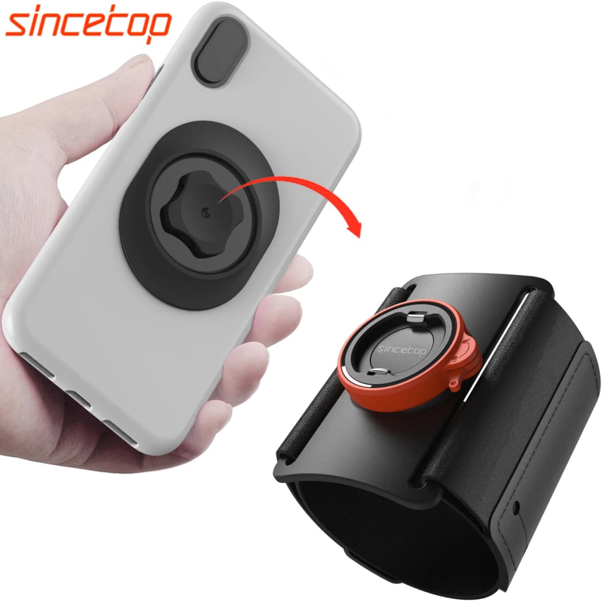 Outdoor Wristband Armbands Phone Holder Running Climbing Fitness Arm Band Wrist Case Stand Lock Men Women for iPhone Xiaomi