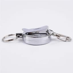 Resilience Steel Wire Rope Elastic Keychain Recoil Sporty Retractable Alarm Key Ring Anti Lost Yoyo Ski Pass ID Card