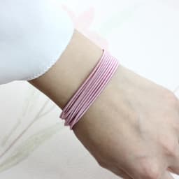 New Fashion Jewelry Women's Gift Carbon Steel Material Diameter 1.7mm Spring Screw Head Can Open Elastic Color Spring Bracelet