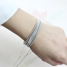New Fashion Jewelry Women's Gift Carbon Steel Material Diameter 1.7mm Spring Screw Head Can Open Elastic Color Spring Bracelet