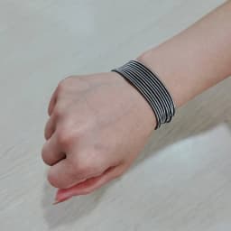 New Fashion Jewelry Women's Gift Carbon Steel Material Diameter 1.7mm Spring Screw Head Can Open Elastic Color Spring Bracelet