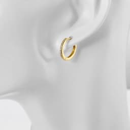 Gold Silver Color Simple Huggies Full Rainbow Zircon Hoops Earring for Women Fashion Drops Piercing Pendiente Ohrringe Jewelry