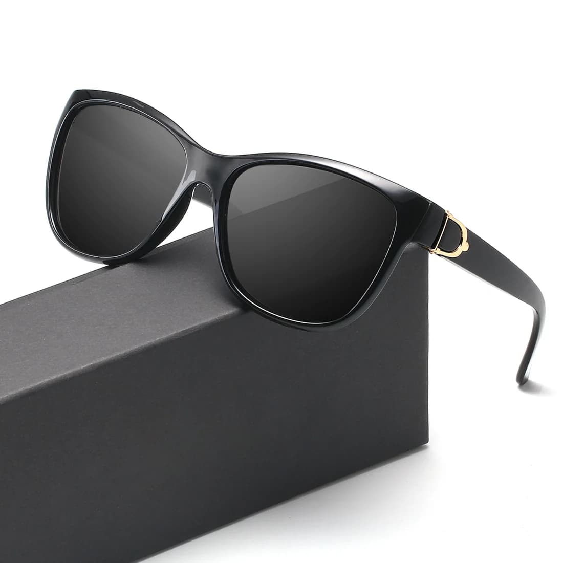 Square Polarized Sunglasses Women Luxury Vintage Brand Design Sun glasses Big Frame Mirror Red Purple Eyewear UV400