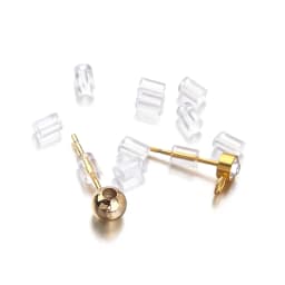 200pcs-2000/lot Rubber Earring Back Silicone Ear Plug Blocked Caps Earrings Back Stoppers For DIY Jewelry Findings Making