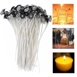 20PCS Candle Wicks Practical DIY Candle Making Cotton Candle Wick Pre-waxed Wicks Candle Making Accessories 9/12/15/17/20cm