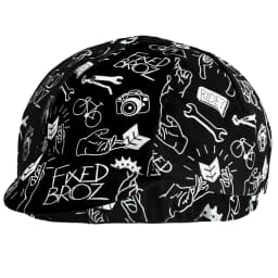 Classic Black Cycling Cap Outdoor Running MTB Road Sports Bike Headwear Hat