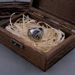 Viking Wolf Head Odin Rune Stainless Steel Ring Men's Fashion Domineering Hip-hop Street Men's Ring High-quality Jewelry