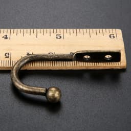 5pcs Vintage Black/Antique Bronze Hooks Wall Door Bath Coat Hook 50*23mm Hanger Kitchen Pot Bag Hanger Hooks For Hanging Towel