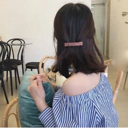 Korean Fashion 7 Colors Crystal Hair Clips Elegant Women Geometric Barrettes Hairpins Girls Headwear Hair Accessories Hairgrips