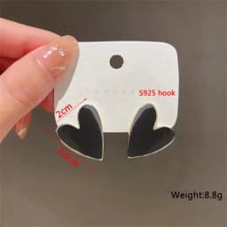 New Fashion Enamel Women Dangle Earrings Korean Flower Drop Geometric Statement Earrings for Female Wedding Ear Jewelry Aretes