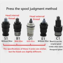 Button Spool For Rain Shower Faucet Touch Switch Leaking Bounce Button Press Valve Faucet Replace Part Accessories