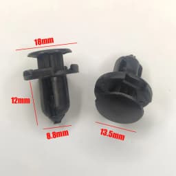 10/20/50Pcs Bumper Clips Rivets Fender Liner Fasteners Retainer For Mitsubishi Nissan Honda 8mm 9mm 10mm Hole