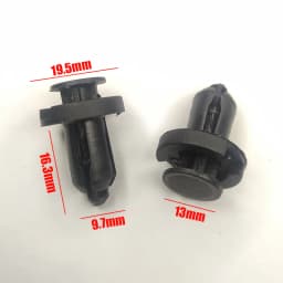 10/20/50Pcs Bumper Clips Rivets Fender Liner Fasteners Retainer For Mitsubishi Nissan Honda 8mm 9mm 10mm Hole
