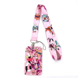 Ohh Real Monsters Cute Credit Card Cover Lanyard Bags Retractable Badge Reel Student Nurse Exhibition Enfermera Name Clips Card