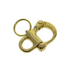 solid brass sweden nautical snap pull lock carabiner hook shackle connector leather craft DIY Keychains keyring FOB
