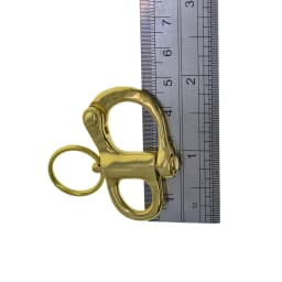 solid brass sweden nautical snap pull lock carabiner hook shackle connector leather craft DIY Keychains keyring FOB