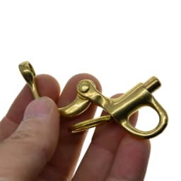 solid brass sweden nautical snap pull lock carabiner hook shackle connector leather craft DIY Keychains keyring FOB