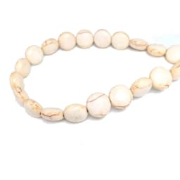 Teardrop Oval Rice Beads White Turquoises Howlite Beads for Jewelry Bracelet Making DIY Accessories Spacer 15inche