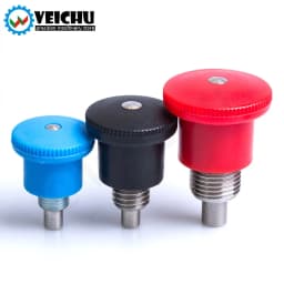 VEICHU Plastic Knob Stainless/Carbon Steel Index Bolt VCN218 Three Colors Rapid Release Pins Mini Indexing Plungers