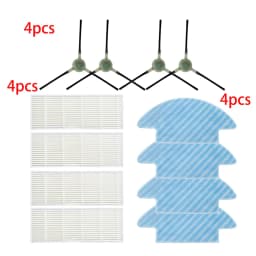 HEPA Filter Side Brush Mop Pad For Lefant M210 M210S M210B M210P M213, OKP Life K2 K3 K3A K4 K5 Robot Vacuum Cleaner