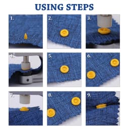 Wholesale Snap Buttons For Clothing T5 Plastic Buttons DIY Garment Press Stud Fasteners Used to Kids diapers/Bibs/Bags/Folder/