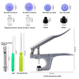 Wholesale Snap Buttons For Clothing T5 Plastic Buttons DIY Garment Press Stud Fasteners Used to Kids diapers/Bibs/Bags/Folder/