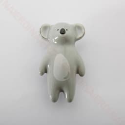 NAIERDI Cartoon Furniture Handles Animal Drawer Knob Ceramic Cabinet Handles and Drawer Pulls Lion Panda Fox Children Room