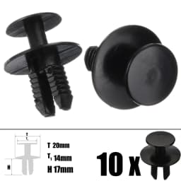 For BMW 3 Series 51471911992 8mm Hole Plastic Trim Clip Trunk LinerAuto Fastener Fixing Plug Expanding Rivet E90 Car Styling