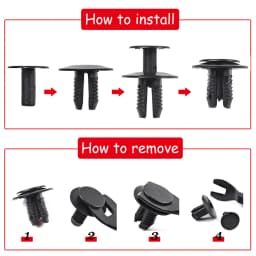 For BMW 3 Series 51471911992 8mm Hole Plastic Trim Clip Trunk LinerAuto Fastener Fixing Plug Expanding Rivet E90 Car Styling