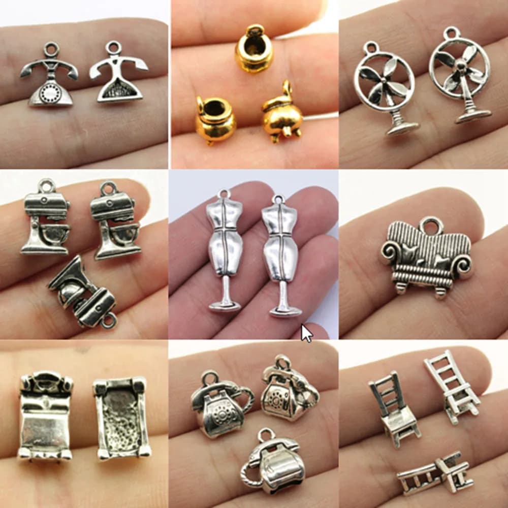 Bulk Charms For Jewelry Making Kit Pendant Diy Jewelry Accessories Cauldron Censer Charms