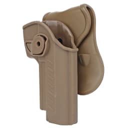 Belt Holster with MOLLE Platform, Pistol Gun Carry Case, Tactical Hunting Airsoft Waist Holster for Beretta 92, 92FS