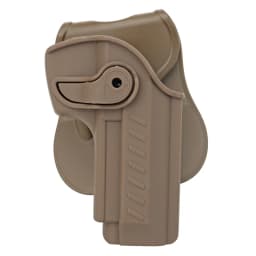 Belt Holster with MOLLE Platform, Pistol Gun Carry Case, Tactical Hunting Airsoft Waist Holster for Beretta 92, 92FS