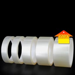 180 ℃ High Temperature Resistant Transparent Adhesive Tape Electroplated Baking Varnish PCB Silicon PET Tape