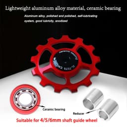 Bicycle Pulley Roller Idler Rear Derailleur 11T 12T 13T 14T 15T 16T 17T Guide MTB Road Bike Ceramics Bearing Jockey Wheel Parts