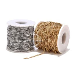 2M Stainless Steel 2mm 2.5mm Water Ripple Chains for DIY Necklace Bracelets Supplies Jewelry Making Findings