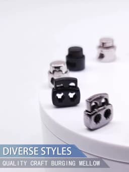 10 Pieces Vintage Alloy Silver Gunmetal Metal Stopper Handmade DIY Apparel Sewing Accessories Clamp Stopper Cord Lock Toggle