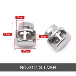 10 Pieces Vintage Alloy Silver Gunmetal Metal Stopper Handmade DIY Apparel Sewing Accessories Clamp Stopper Cord Lock Toggle