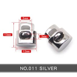 10 Pieces Vintage Alloy Silver Gunmetal Metal Stopper Handmade DIY Apparel Sewing Accessories Clamp Stopper Cord Lock Toggle