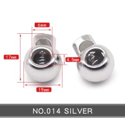 10 Pieces Vintage Alloy Silver Gunmetal Metal Stopper Handmade DIY Apparel Sewing Accessories Clamp Stopper Cord Lock Toggle