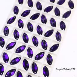 Horse Eye Glass Sew On Rhinestones Flatback Stones Colorful Diamond Sewing Rhinestones Loose Stones For Women Dress Clothes DIY