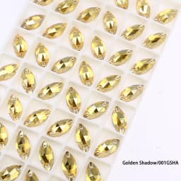 Horse Eye Glass Sew On Rhinestones Flatback Stones Colorful Diamond Sewing Rhinestones Loose Stones For Women Dress Clothes DIY